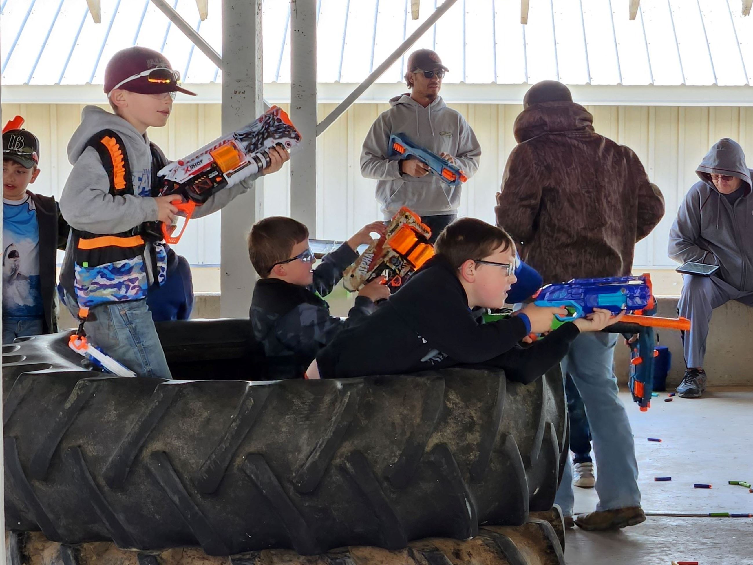 Nerf wars take cover